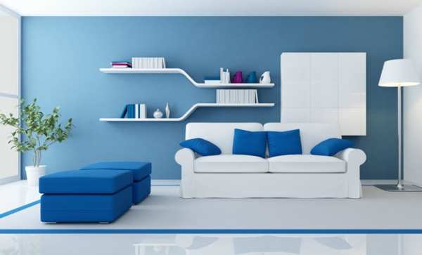 رنگ پیشنهادی برای پذیرایی،بهترین رنگ برای دیوار خانه