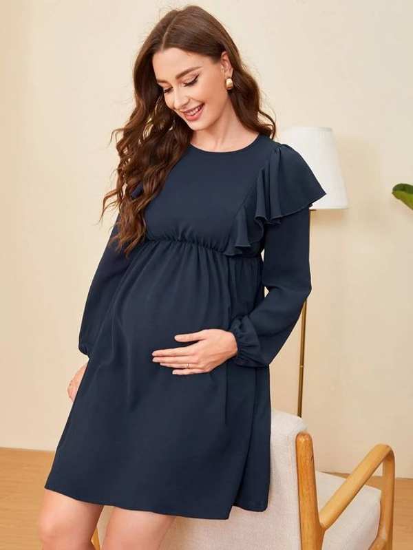 انواع مدل لباس بارداری شیک بلند و کوتاه