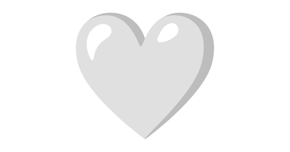 معنی قلب سفید 🤍 چیست | معنی ایموجی قلب سفید