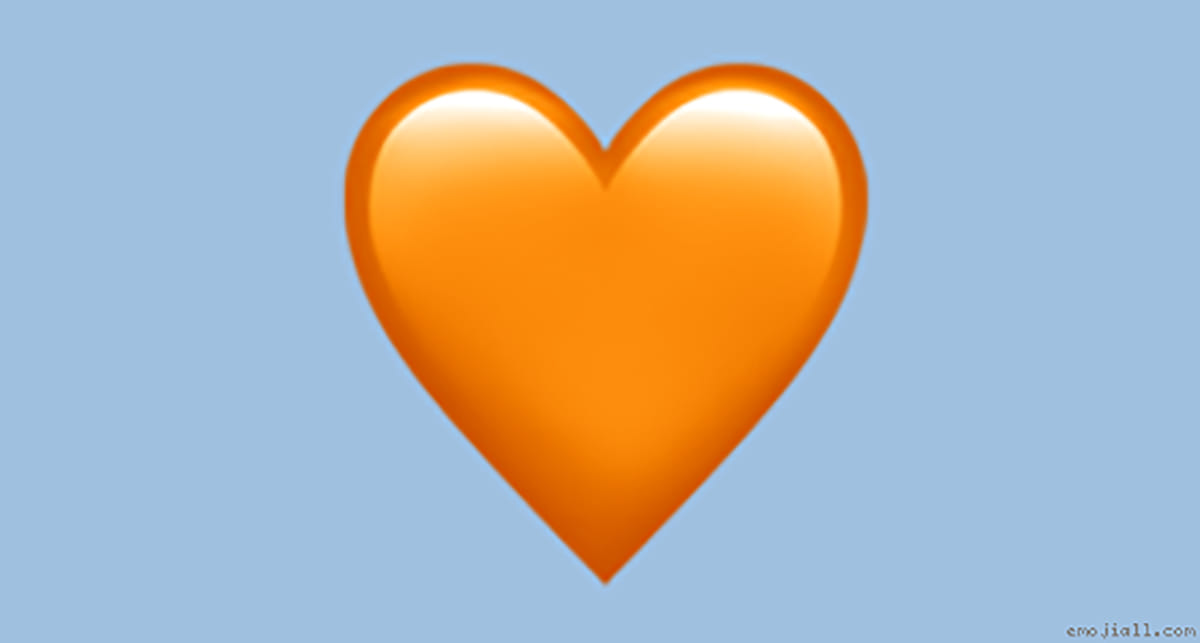 معنی قلب نارنجی 🧡 | ایموجی قلب نارنجی نشانه چیست