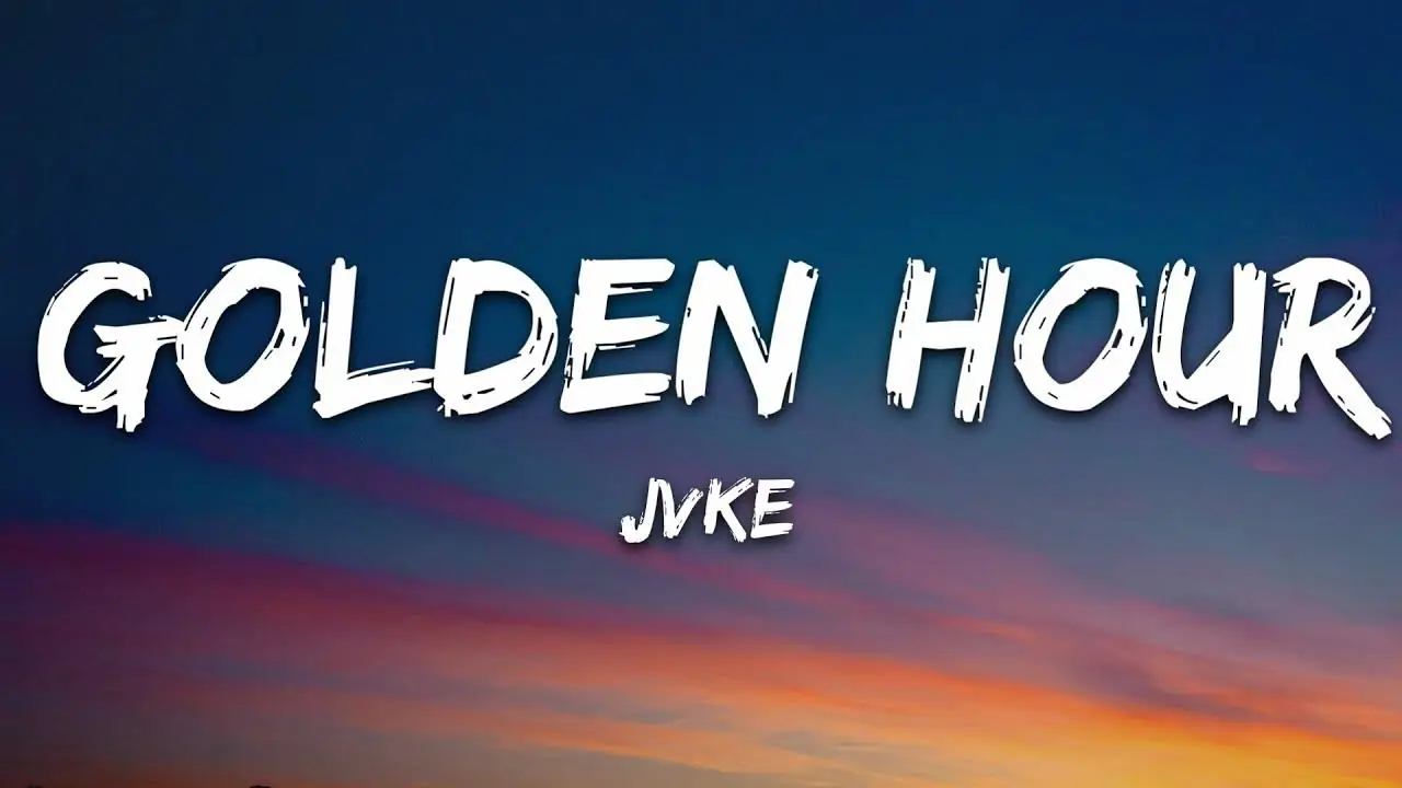 دانلود آهنگ golden hour (گلدن آور) از JVKE با ترجمه و متن